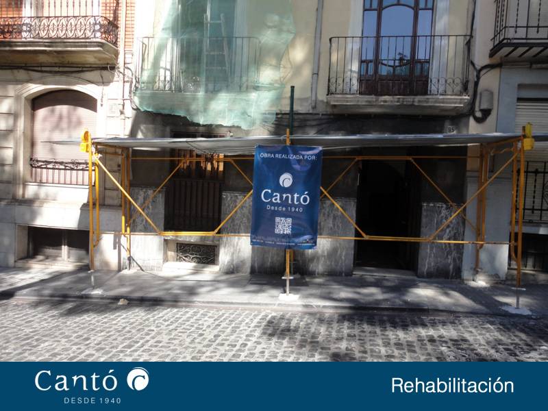 rehabilitacion de fachada edificio en alcoy 1