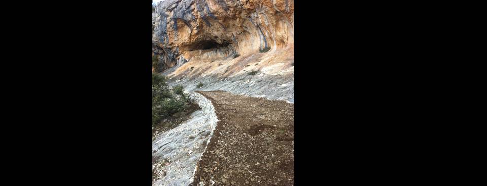 CULMINAN LAS OBRAS DE LOS SENDEROS DEL ABRIGO DE LA SARGA EN ALCOY