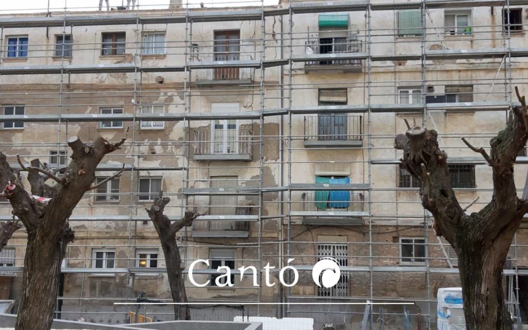 Adecuación funcional y rehabilitación de fachadas y cubiertas del grupo de viviendas Sant Jordi